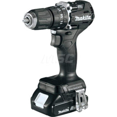 Cordless Hammer Drill: 18V, 1/2″ Chuck, 2,500 BPM, 1,700 RPM Keyless Chuck, Reversible, 2