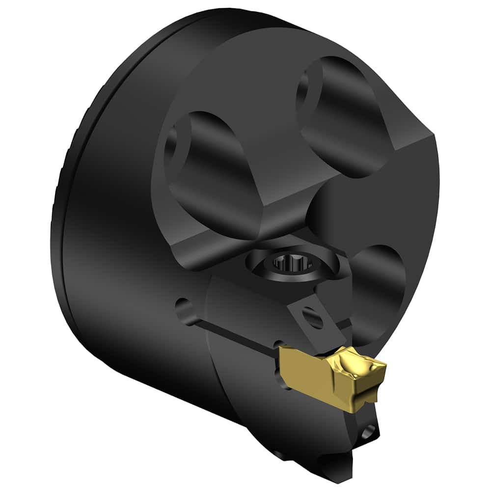 Modular Grooving Head: Left Hand, Cutting Head, System Size 32 0.3425″ Max Depth of Cut, Through Coolant, Series CoroCut QI