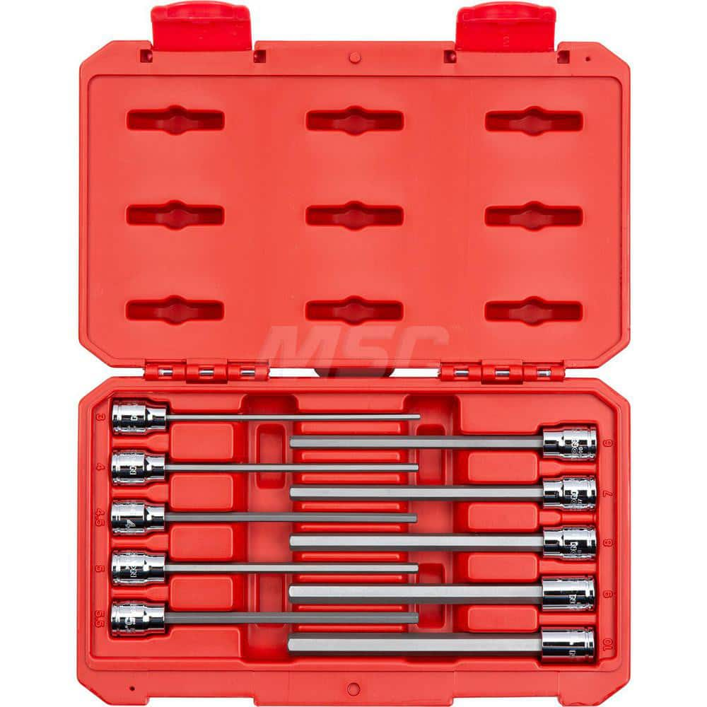 Torx Bit Socket Set: 10 Pc, 3/8″ Drive