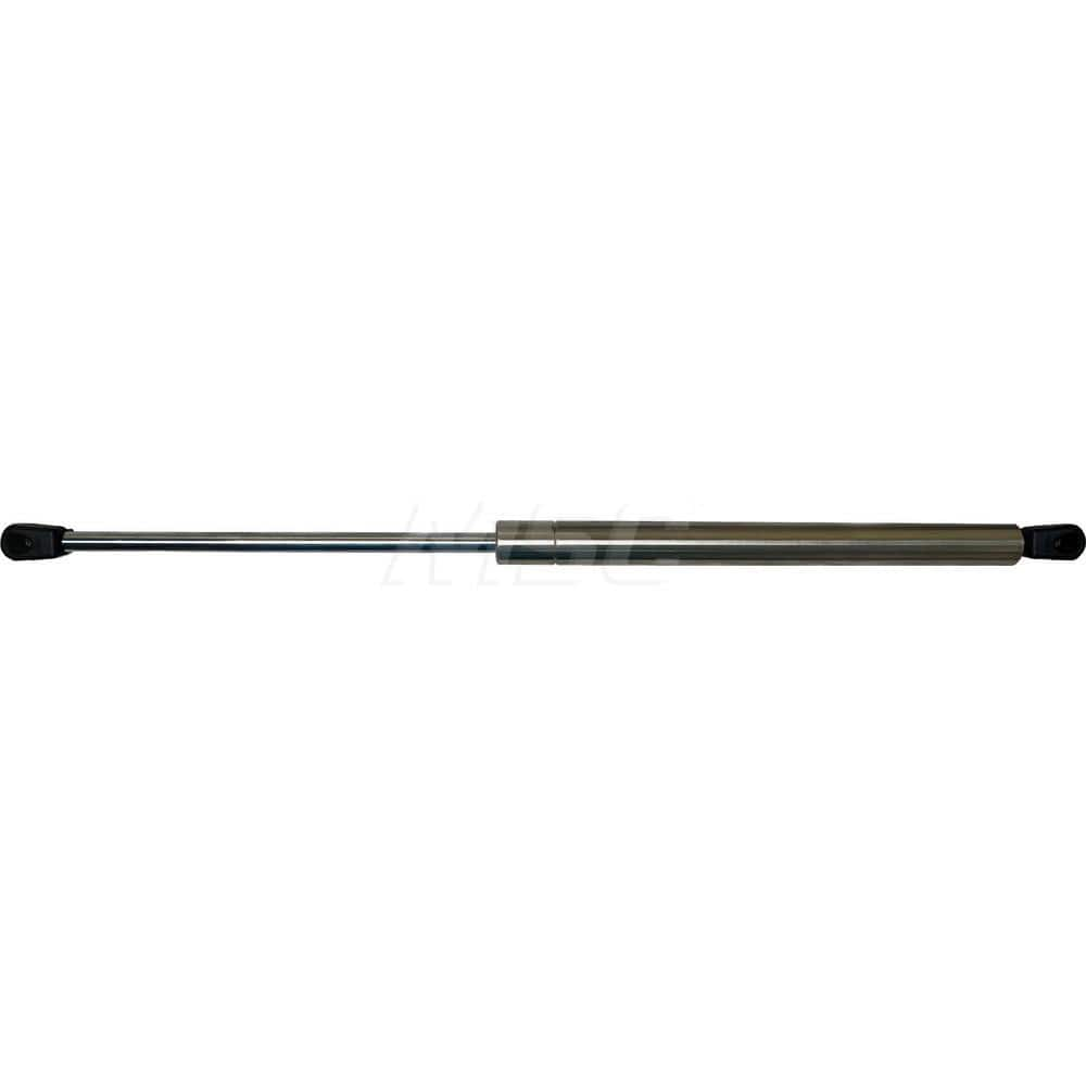 Hydraulic Dampers & Gas Springs; Fitting Type: None; Material: Stainless Steel; Extended Length: 7.50; Load Capacity: 60 lbs; Rod Diameter (Decimal Inch): 0.236; Tube Diameter: 0.590; End Fitting Connection: Plastic Ball Socket; Compressed Length: 5.5; Ex