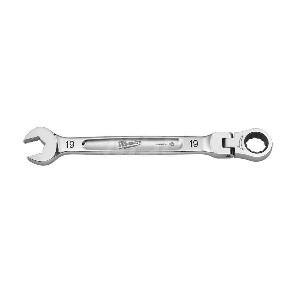 Combination Wrench: Chrome Vanadium Steel, Chrome-Plated