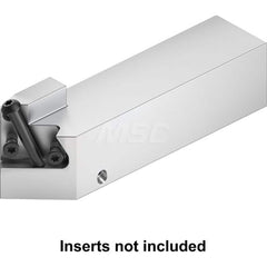 Indexable Cutoff Toolholder: 0.7163″ Max Depth of Cut, 0.7163″ Max Workpiece Dia, Right Hand 1″ Shank Height, 1″ Shank Width, Uses Beyond Evolution Blades Inserts, Series Beyond Evolution