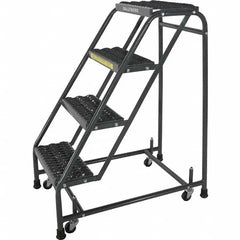 Ballymore - Rolling & Wall Mounted Ladders & Platforms Type: Stairway Slope Ladder Style: 50 Degree Incline - Caliber Tooling