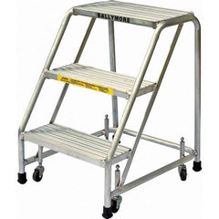 Ballymore - Rolling & Wall Mounted Ladders & Platforms Type: Rolling Style: Spring Loaded Rolling Safety Ladder - Caliber Tooling