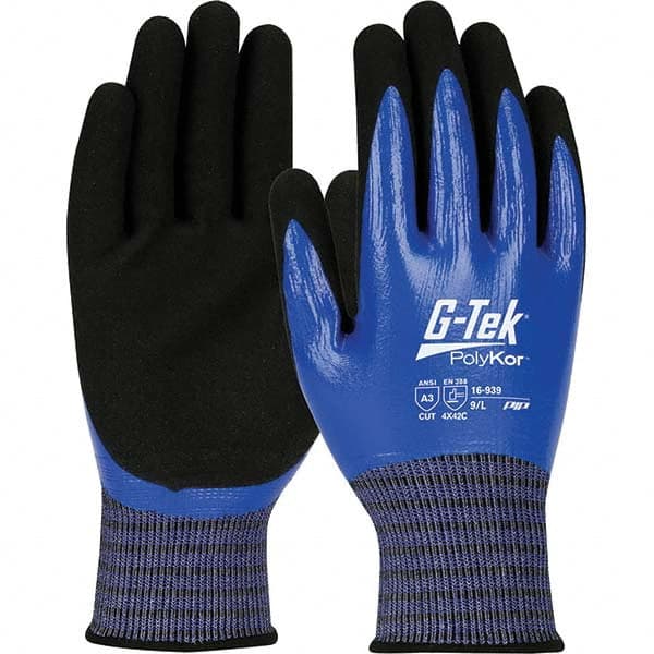 PIP - Size 2XL, ANSI Cut Lvl A3, Puncture Lvl 4, Abrasion Lvl 4, Nitrile Coated Cut Resistant Gloves - Caliber Tooling