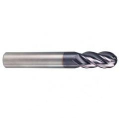 1/16 TuffCut XR 4 Flute Carbide End Mill Ball Nose - Caliber Tooling