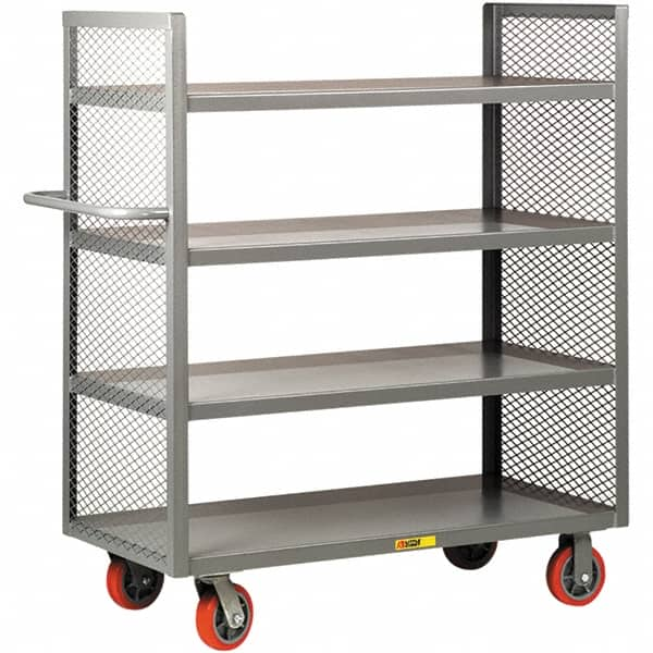 Little Giant - 3,600 Lb Capacity, 4 Shelf, Shelf Truck - 60" Long x 30" Wide x 57" High - Caliber Tooling