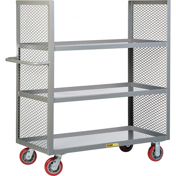 Little Giant - 3,600 Lb Capacity, 3 Shelf, Shelf Truck - 60" Long x 24" Wide x 57" High - Caliber Tooling