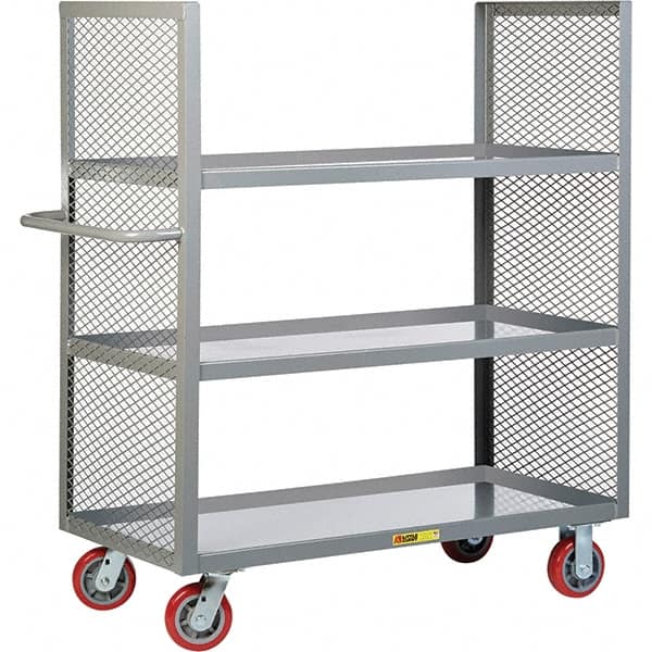 Little Giant - 3,600 Lb Capacity, 3 Shelf, Shelf Truck - 48" Long x 30" Wide x 57" High - Caliber Tooling