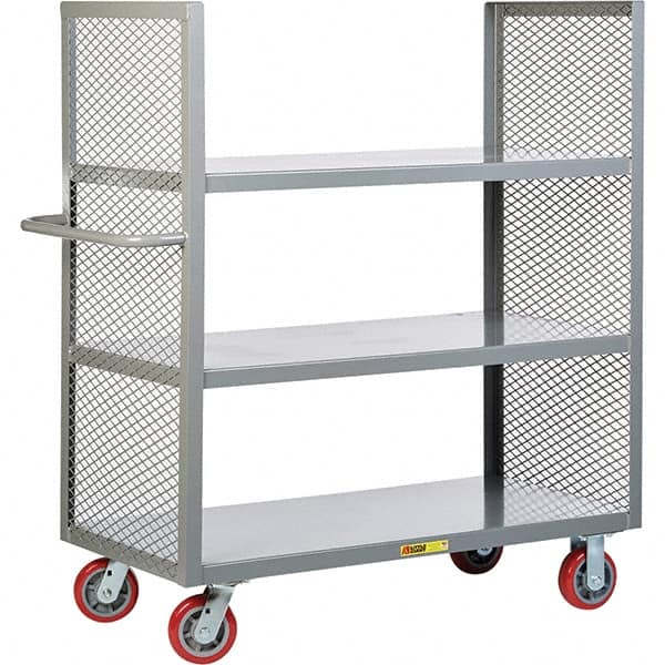 Little Giant - 3,600 Lb Capacity, 3 Shelf, Shelf Truck - 60" Long x 30" Wide x 57" High - Caliber Tooling