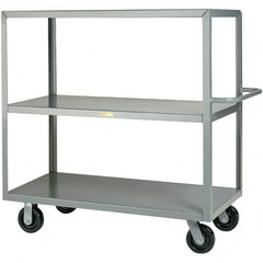 Little Giant - 3,600 Lb Capacity, 30" Wide x 60" Long x 45" High Cart - Steel, Phenolic Casters - Caliber Tooling