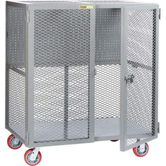 Little Giant - 2,000 Lb Capacity, 1 Shelf, Security Cart - 27" Long x 61" Wide x 57" High - Caliber Tooling