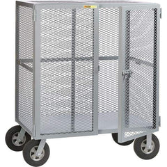 Little Giant - 1,500 Lb Capacity, Security Cart - 33" Long x 49" Wide x 61" High - Caliber Tooling