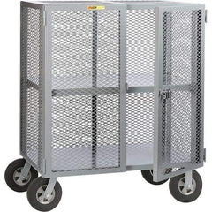 Little Giant - 1,500 Lb Capacity, 1 Shelf, Security Cart - 27" Long x 61" Wide x 61" High - Caliber Tooling