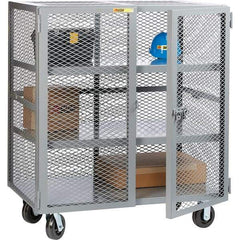 Little Giant - 2 Shelf Mobile Storage Cabinet - Steel, 61" Wide x 33" Deep x 57" High - Caliber Tooling