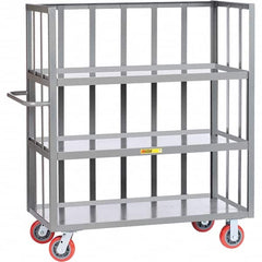 Little Giant - 3,600 Lb Capacity, 3 Shelf, 3-Sided Truck - 48" Long x 30" Wide x 57" High - Caliber Tooling