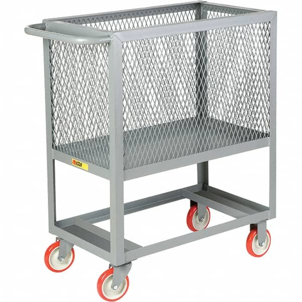 Little Giant - 1,200 Lb Capacity, 1 Shelf, Platform Truck - 37" Long x 18" Wide x 40" High - Caliber Tooling