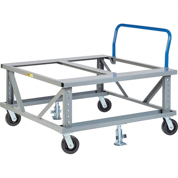 Little Giant - 3,600 Lb Capacity Steel Adjustable Pallet Stand - 48" High - Caliber Tooling