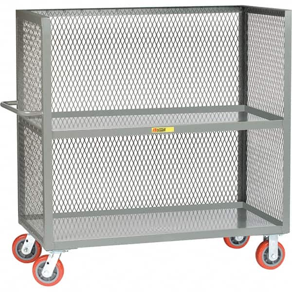 Little Giant - 3,600 Lb Capacity, 2 Shelf, 3-Sided Truck - 48" Long x 30" Wide x 57" High - Caliber Tooling