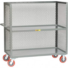 Little Giant - 3,600 Lb Capacity, 2 Shelf, 3-Sided Truck - 48" Long x 30" Wide x 57" High - Caliber Tooling