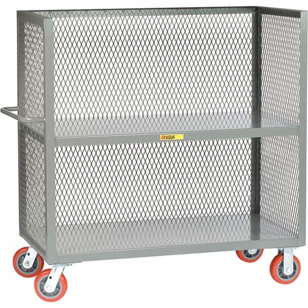 Little Giant - 3,600 Lb Capacity, 2 Shelf, 3-Sided Truck - 60" Long x 30" Wide x 57" High - Caliber Tooling