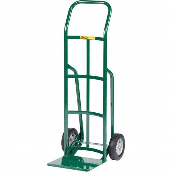 Little Giant - 800 Lb Capacity 47" OAH Hand Truck - Continuous Handle, Steel, Rubber Wheels - Caliber Tooling