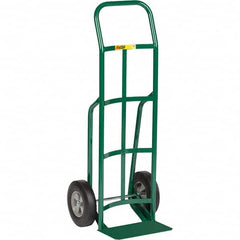 Little Giant - 800 Lb Capacity 47" OAH Hand Truck - Continuous Handle, Steel, Rubber Wheels - Caliber Tooling