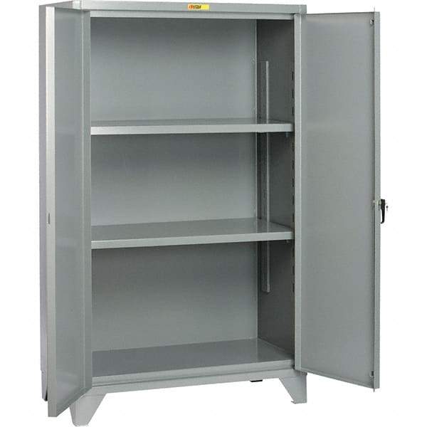 Little Giant - 2 Shelf Storage Cabinet - Steel, 60" Wide x 26" Deep x 78" High - Caliber Tooling