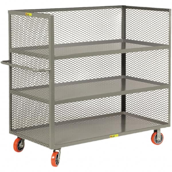 Little Giant - 3,600 Lb Capacity, 3 Shelf, 3-Sided Truck - 48" Long x 24" Wide x 57" High - Caliber Tooling