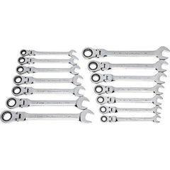 GearWrench - Wrench Sets Tool Type: Combination Wrench System of Measurement: Inch/Metric - Caliber Tooling