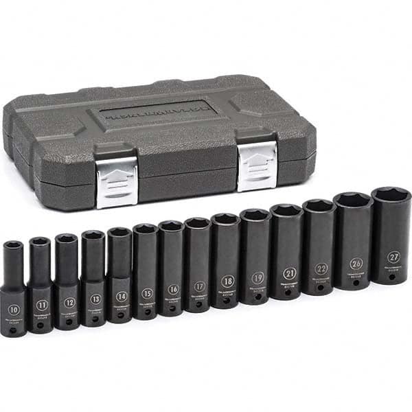 GEARWRENCH - Socket Sets Measurement Type: Metric Drive Size: 1/2 - Caliber Tooling