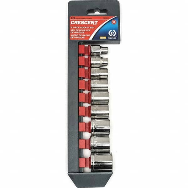 Crescent - Socket Sets Measurement Type: Inch Drive Size: 3/8 - Caliber Tooling