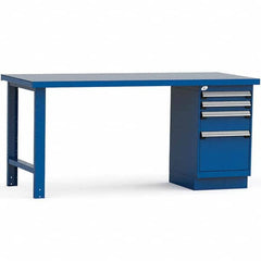 Rousseau Metal - Stationary Work Benches, Tables Type: Work Bench Top Material: Painted Steel - Caliber Tooling