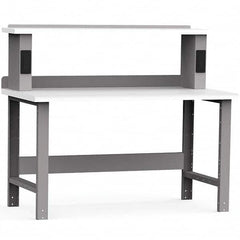 Rousseau Metal - Stationary Work Benches, Tables Type: Work Bench Top Material: Laminated Plastic - Caliber Tooling