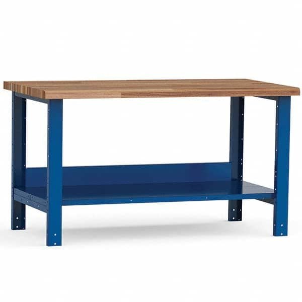 Rousseau Metal - Stationary Work Benches, Tables Type: Work Bench Top Material: Laminated Wood - Caliber Tooling