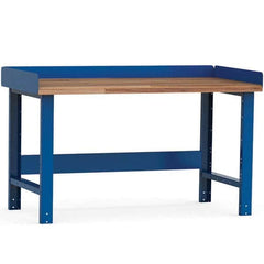 Rousseau Metal - Stationary Work Benches, Tables Type: Work Bench Top Material: Laminated Wood - Caliber Tooling