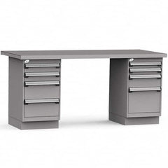 Rousseau Metal - Stationary Work Benches, Tables Type: Work Bench Top Material: Painted Steel - Caliber Tooling