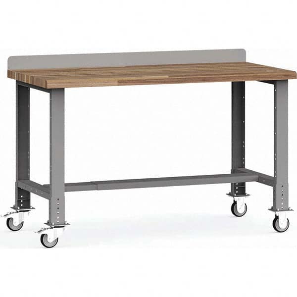 Rousseau Metal - Mobile Work Benches Type: Mobile Workbench Length: 60 (Inch) - Caliber Tooling