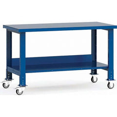 Rousseau Metal - Mobile Work Benches Type: Mobile Workbench Length: 60 (Inch) - Caliber Tooling