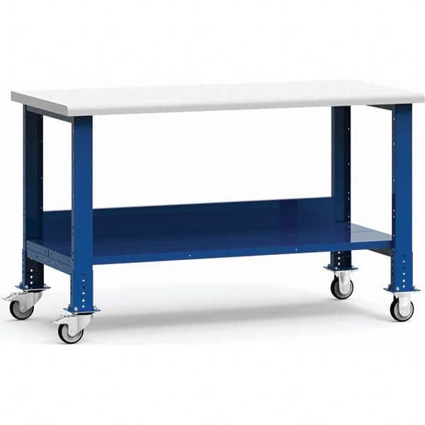 Rousseau Metal - Mobile Work Benches Type: Mobile Workbench Length: 60 (Inch) - Caliber Tooling