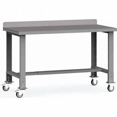 Rousseau Metal - Mobile Work Benches Type: Mobile Workbench Length: 60 (Inch) - Caliber Tooling