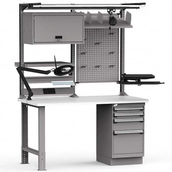 Rousseau Metal - Stationary Workstations Type: Work Center Load Capacity (Lb.): 775 - Caliber Tooling