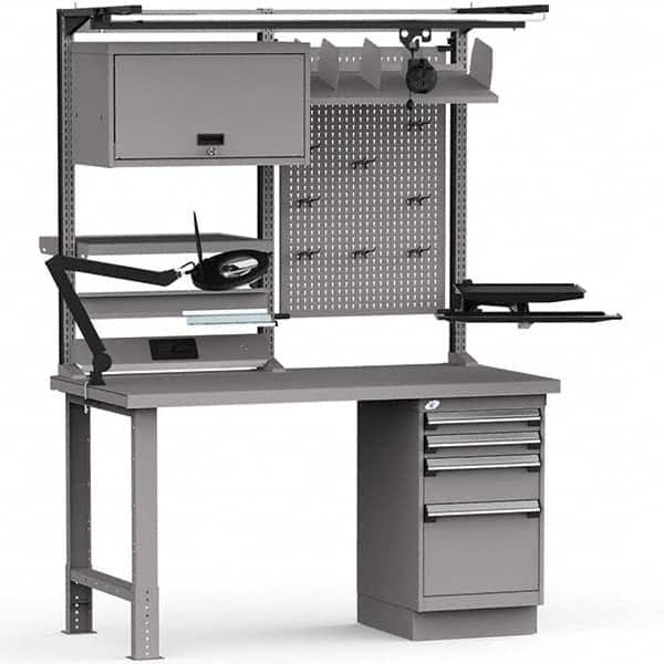 Rousseau Metal - Stationary Workstations Type: Work Center Load Capacity (Lb.): 1100 - Caliber Tooling