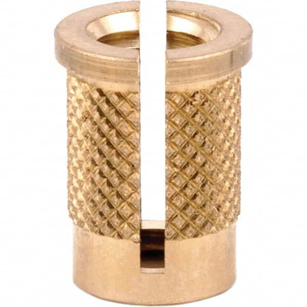 E-Z LOK - Press Fit Threaded Inserts Type: Flanged For Material Type: Plastic - Caliber Tooling