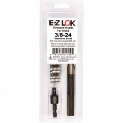 E-Z LOK - Thread Repair Kits Insert Thread Size (Inch): 3/8-24 Includes Drill: Yes - Caliber Tooling