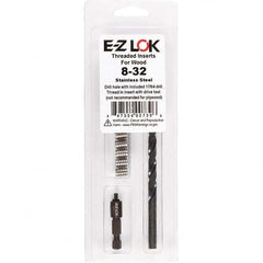 E-Z LOK - Thread Repair Kits Insert Thread Size (Inch): #8-32 Includes Drill: Yes - Caliber Tooling