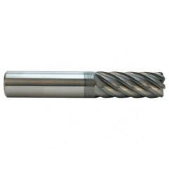 1x1x1-1/2x4 7 Flute .125R Tuff Cut® XR7 End Mill-ALtima® Blaze - Caliber Tooling