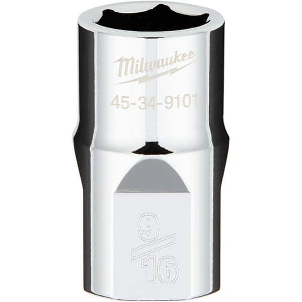 Milwaukee Tool - Hand Sockets Drive Size (Inch): 1/2 Size (Inch): 9/16 - Caliber Tooling