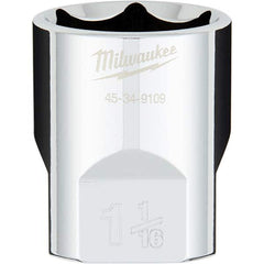 Milwaukee Tool - Hand Sockets Drive Size (Inch): 1/2 Size (Inch): 1-1/16 - Caliber Tooling