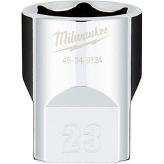 Milwaukee Tool - Hand Sockets Drive Size (Inch): 1/2 Size (mm): 23.0000 - Caliber Tooling